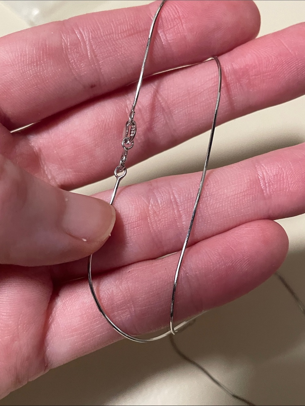 Sterling silver 18 chain necklace 925 - Picture 11 of 16